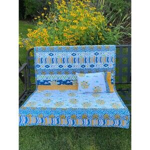 Riley Blake Noahs Ark With Animals Baby/Toddler Quilt + Pillow